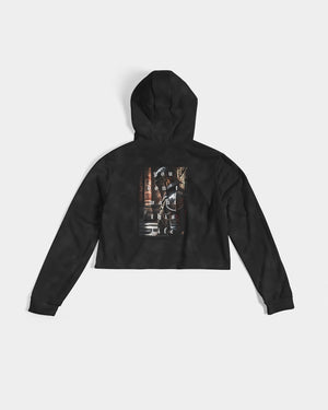 you don't want this life cropped hoodie