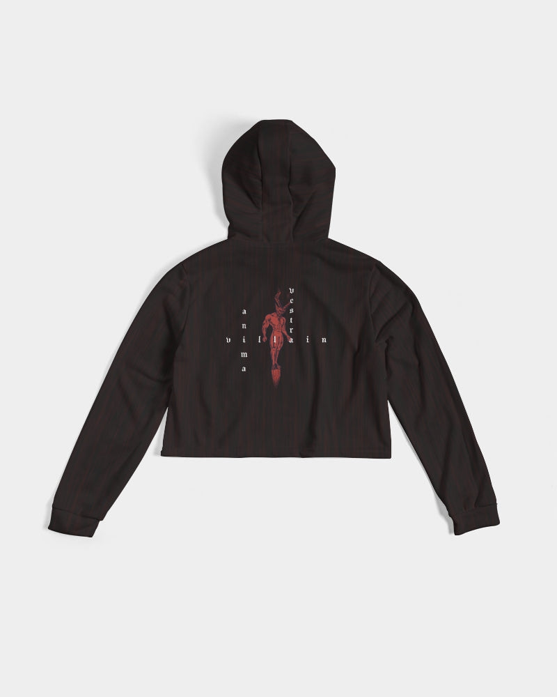 villain cropped hoodie