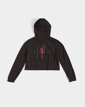 villain cropped hoodie