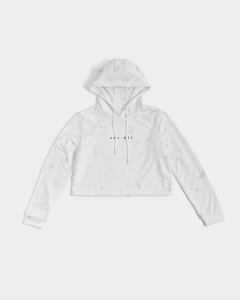 heart full of rage cropped hoodie
